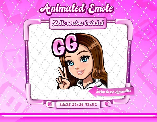 Animated Cartoon Glam emotes V3