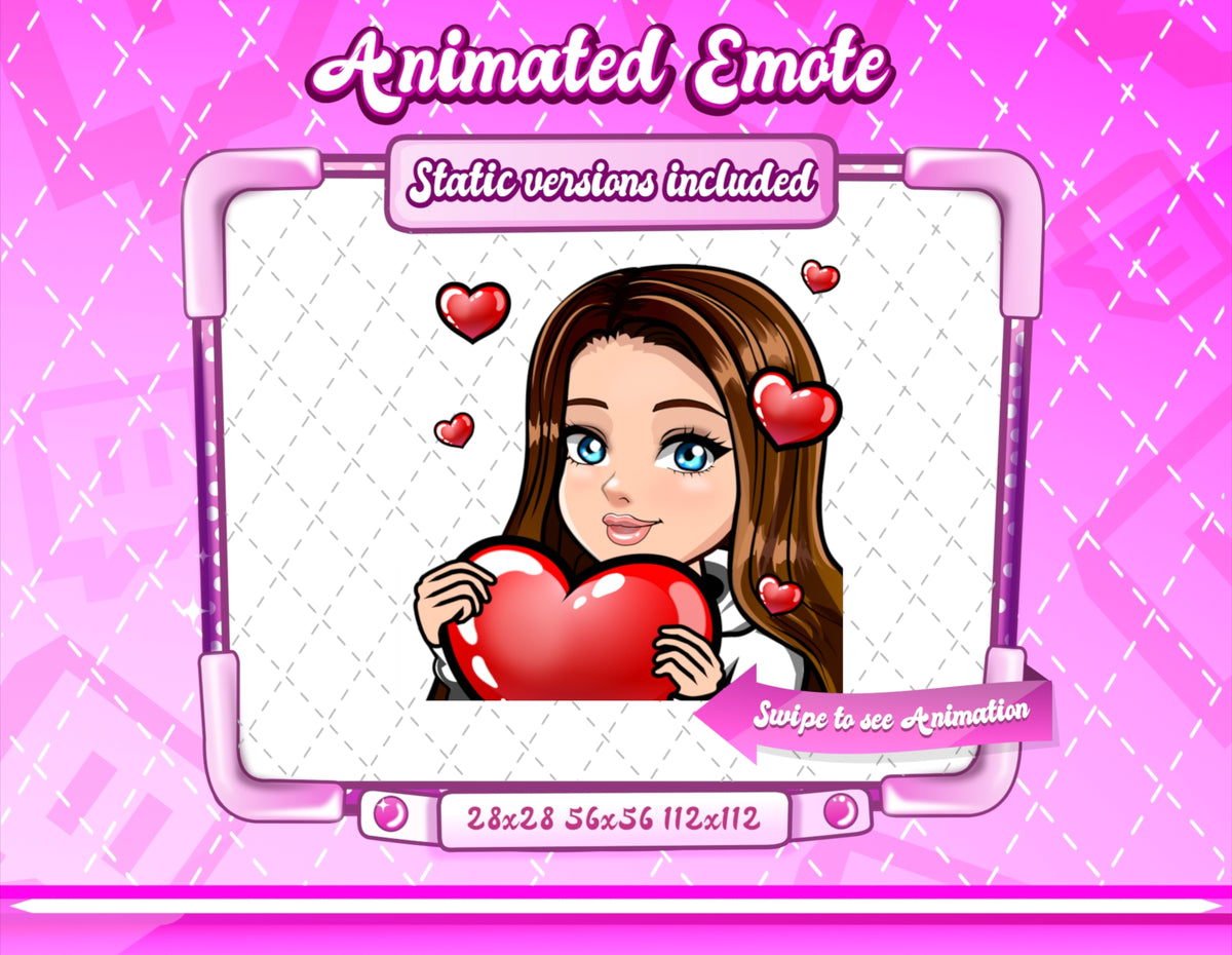 Animated Cartoon Glam emotes V3