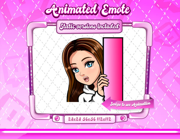 Animated Cartoon Glam emotes V3