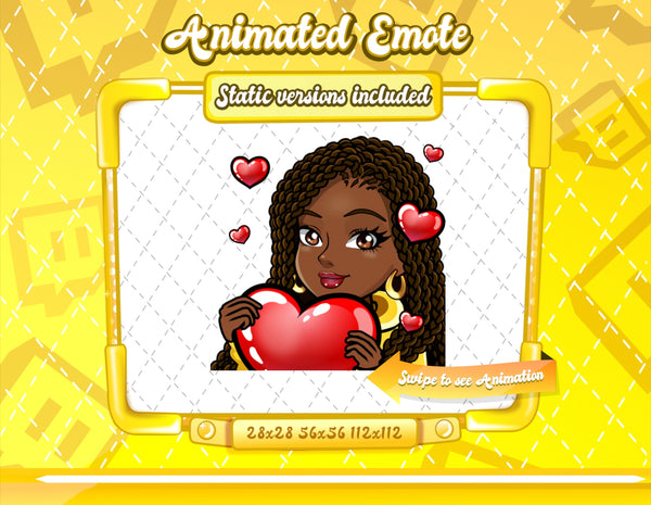 Animated Cartoon Glam emotes V1B