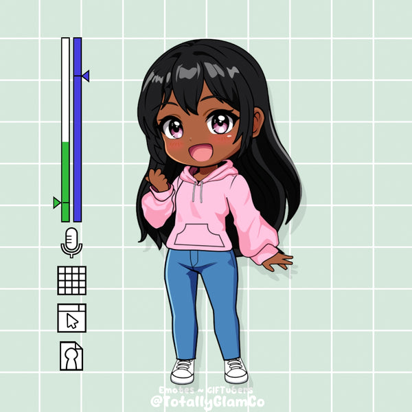Custom Chibi Girl GIFtuber