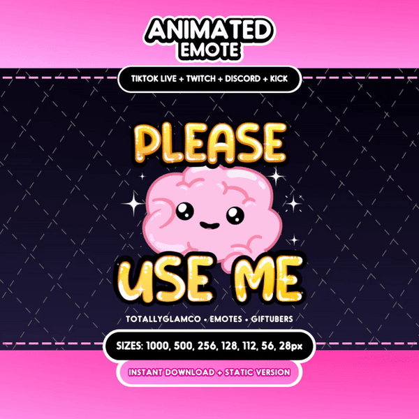 Animated Please use me Emote