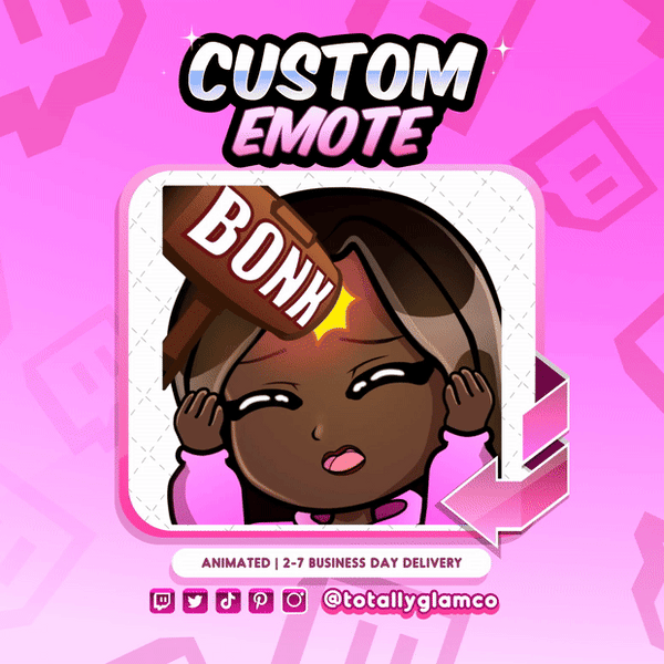 Animated Bonk YCH Custom Chibi Emote