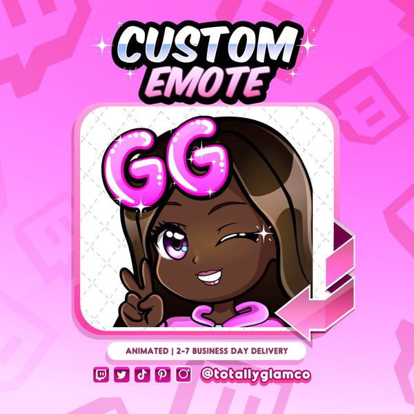 Animated GG YCH Custom Chibi Emote