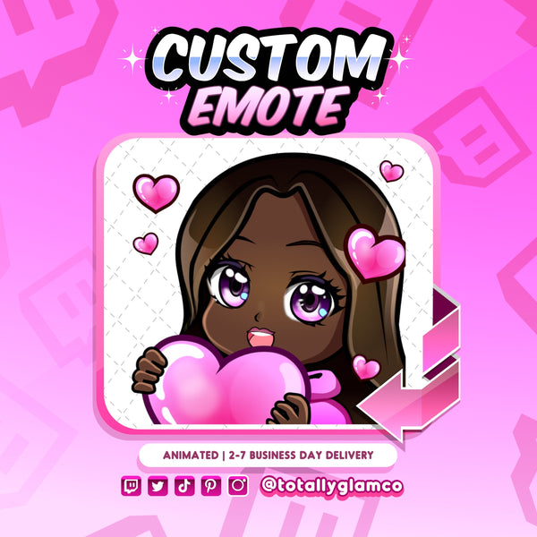 Animated Love YCH Custom Chibi Emote