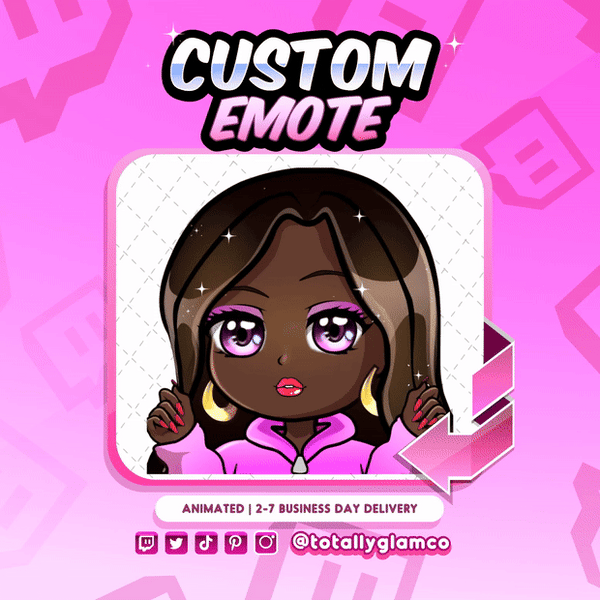Animated Periodt YCH Custom Chibi Emote