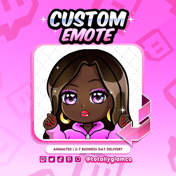 Animated Periodt YCH Custom Chibi Emote