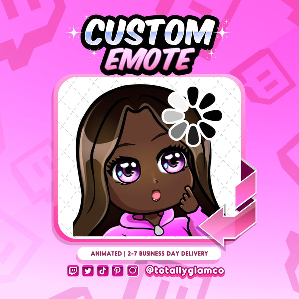 Animated Loading YCH Custom Chibi Emote