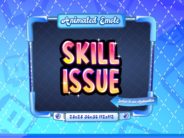 Animated Skill Issue Emote