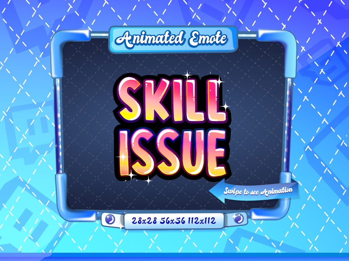 Animated Skill Issue Emote