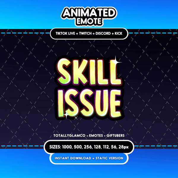 Animated Skill Issue Emote