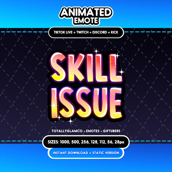 Animated Skill Issue Emote
