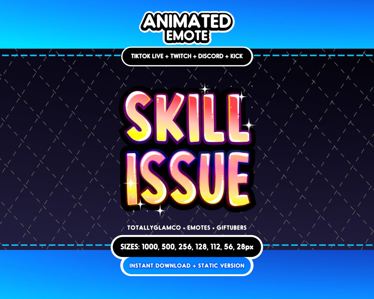 Animated Skill Issue Emote
