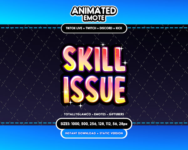 Animated Skill Issue Emote