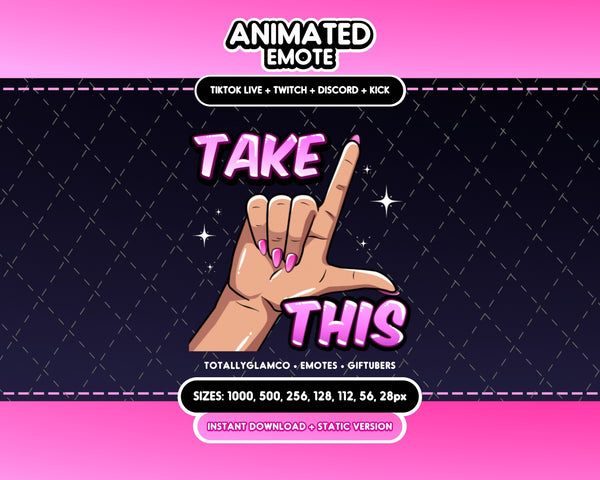 Animated Take this L Emote