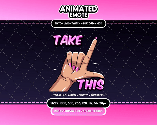 Animated Take this L Emote