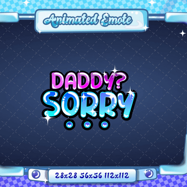 Animated Daddy Sorry V1 Emote
