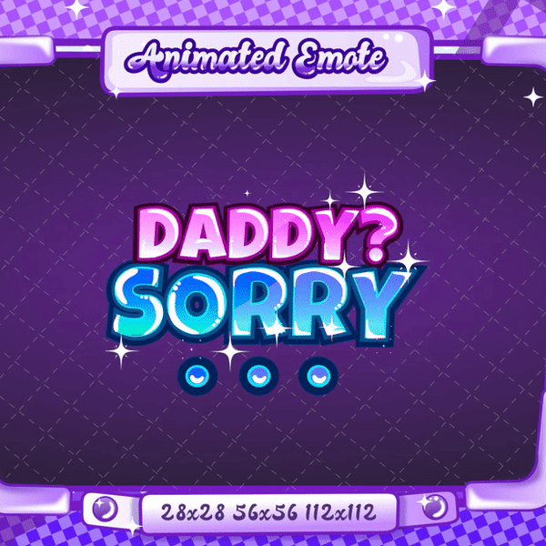 Animated Daddy Sorry V2 Emote