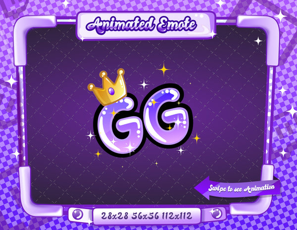 Animated Purple Text Emotes V1