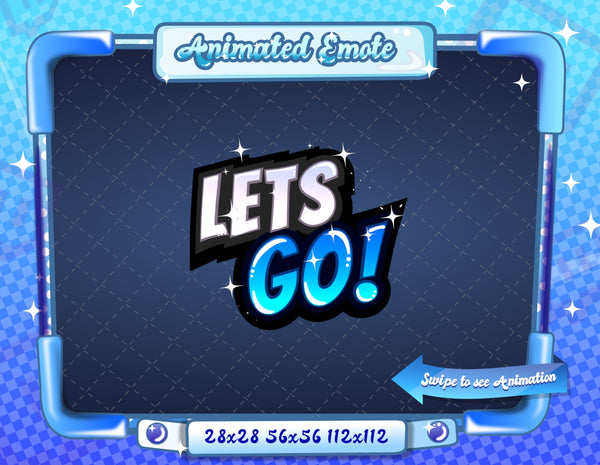 Animated Blue Text Emotes V1