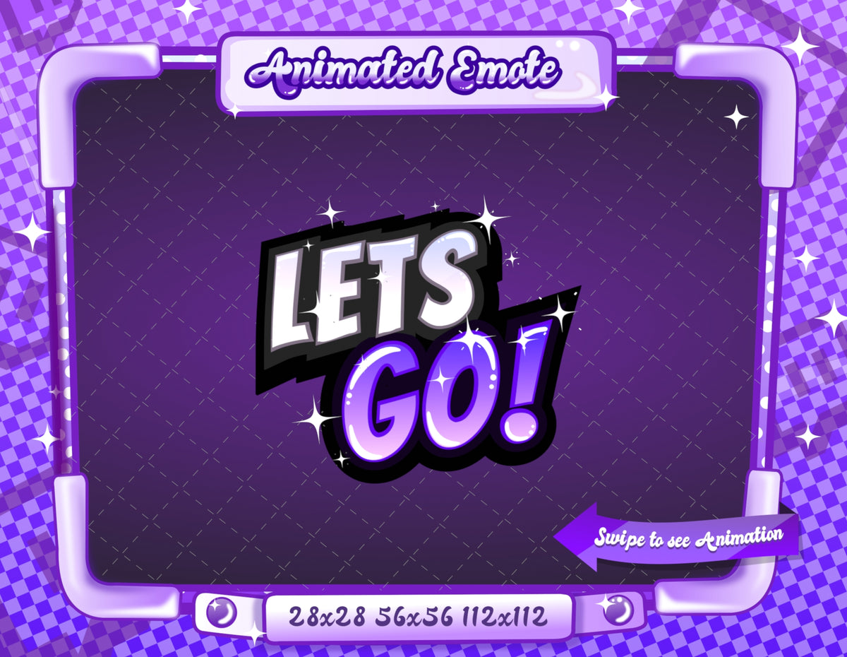 Animated Purple Text Emotes V1