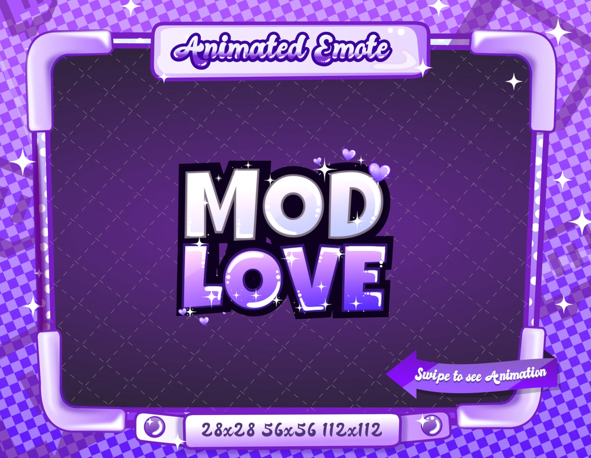 Animated Purple Text Emotes V1