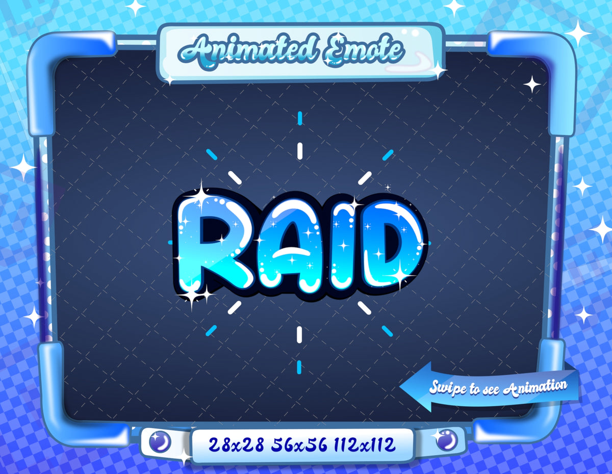 Animated Blue Text Emotes V1