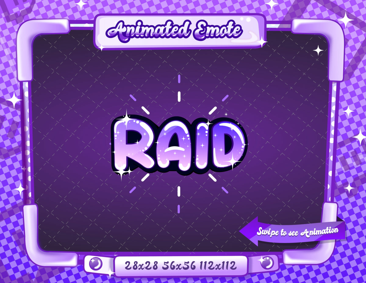 Animated Purple Text Emotes V1