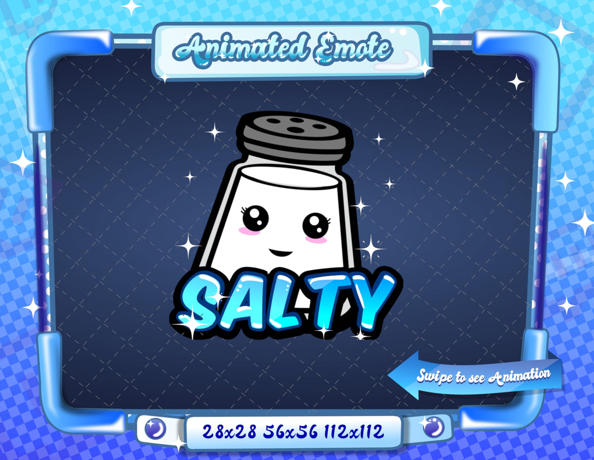 Animated Blue Text Emotes V1