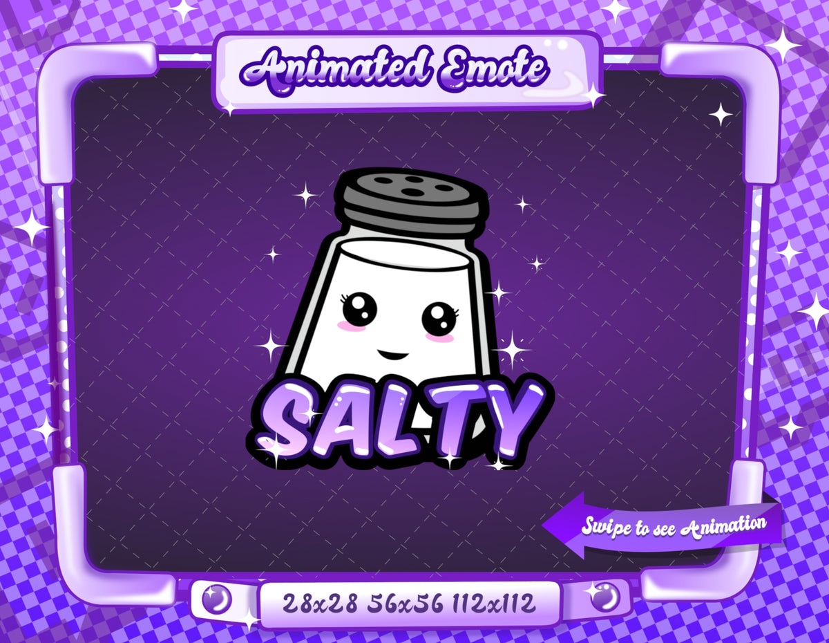 Animated Purple Text Emotes V1