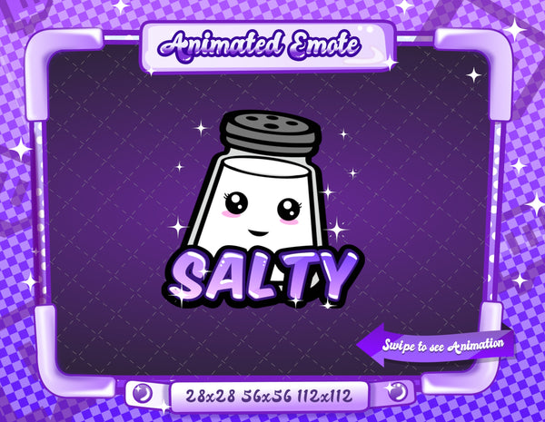 Animated Purple Text Emotes V1