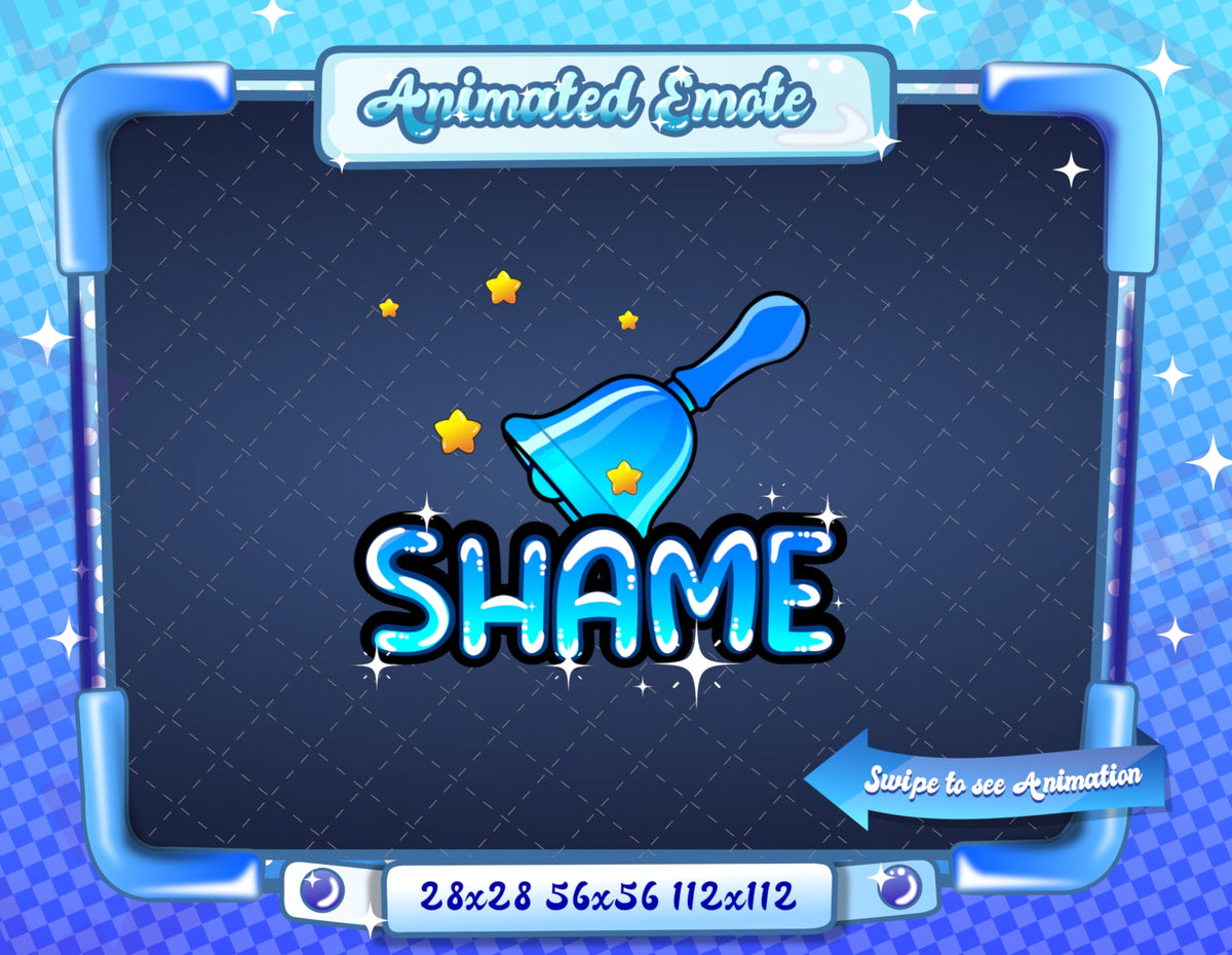 Animated Blue Text Emotes V1