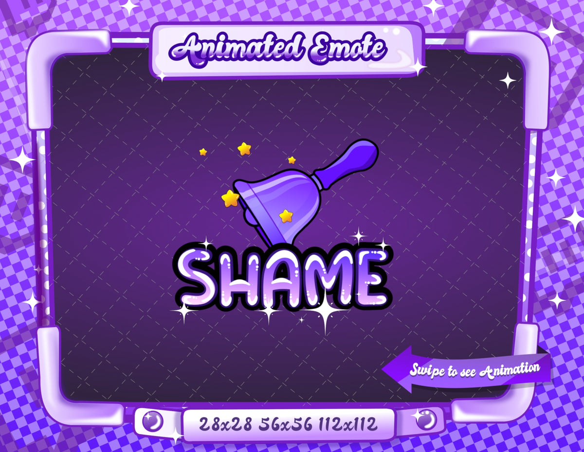 Animated Purple Text Emotes V1