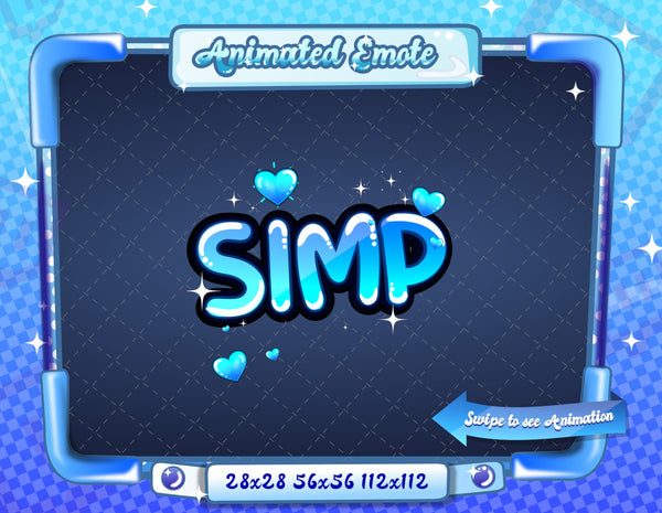 Animated Blue Text Emotes V1