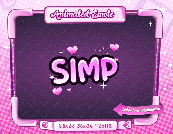 Animated Pink Text Emotes V1