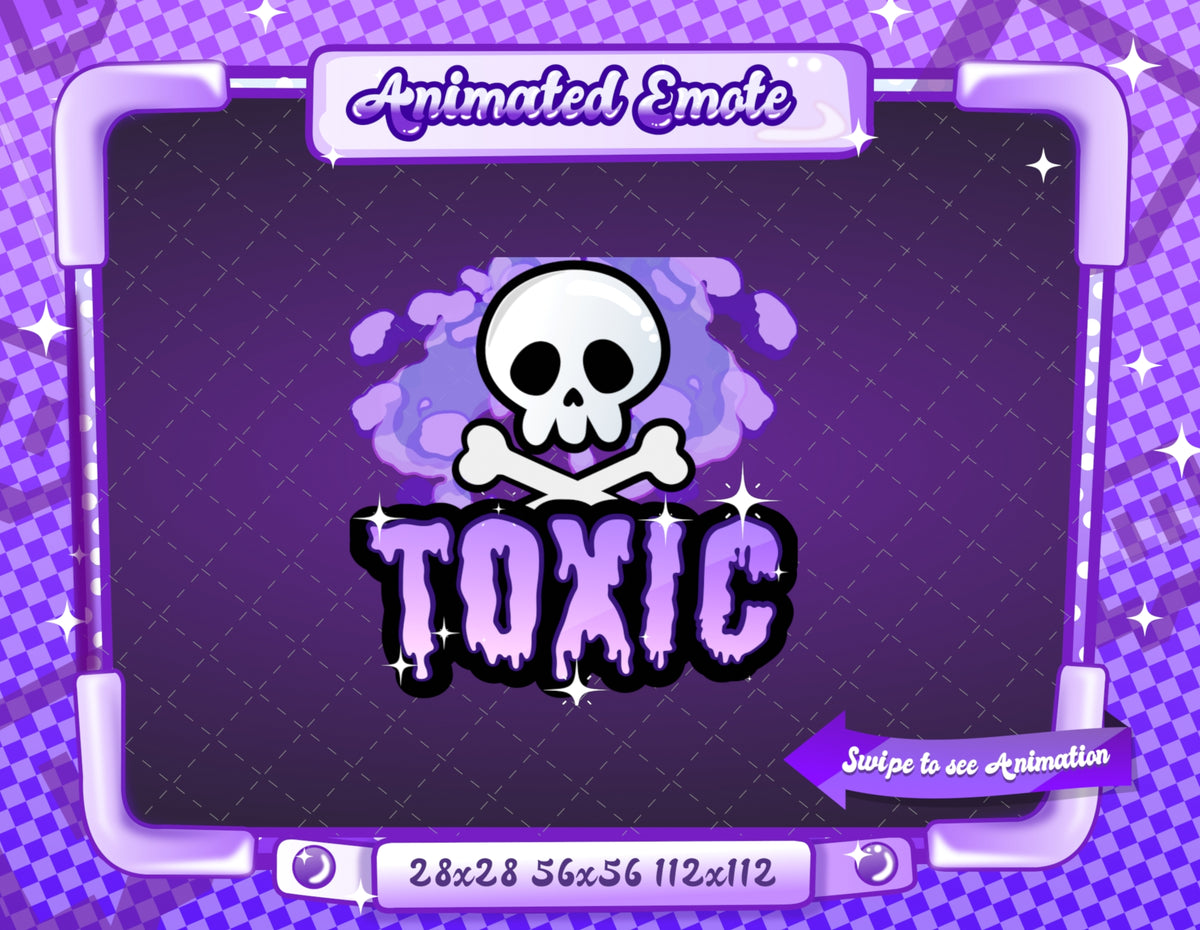 Animated Purple Text Emotes V1