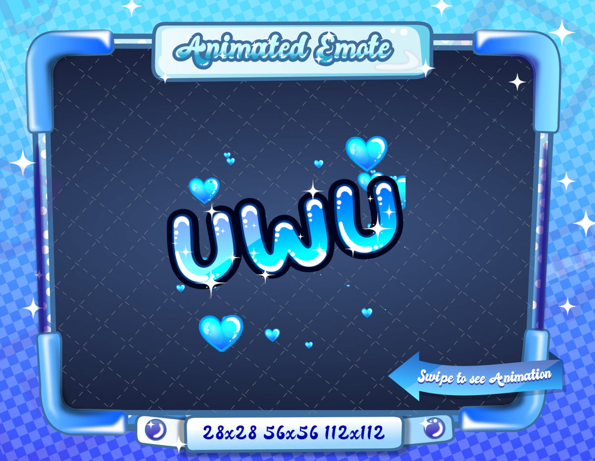 Animated Blue Text Emotes V1