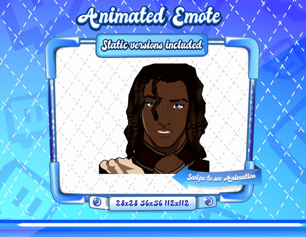 Animated Anime Guy Emote