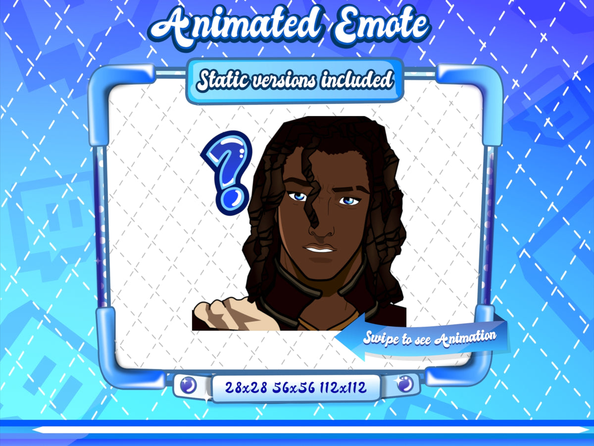 Animated Anime Guy Emote