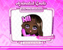 Animated black girl chibi hi emote