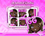 Animated black girl chibi emotes V1