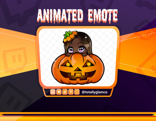Animated Pumpkin Lurk emote