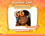 Animated black girl orange chibi glam GG emote