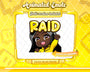 Animated black girl yellow chibi glam raid emote