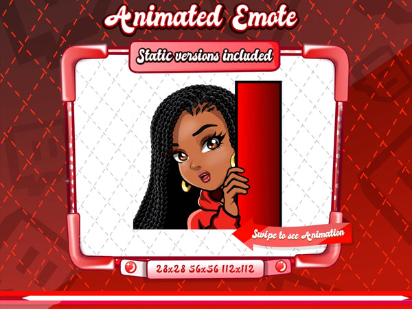 Animated Cartoon Glam emotes V1A