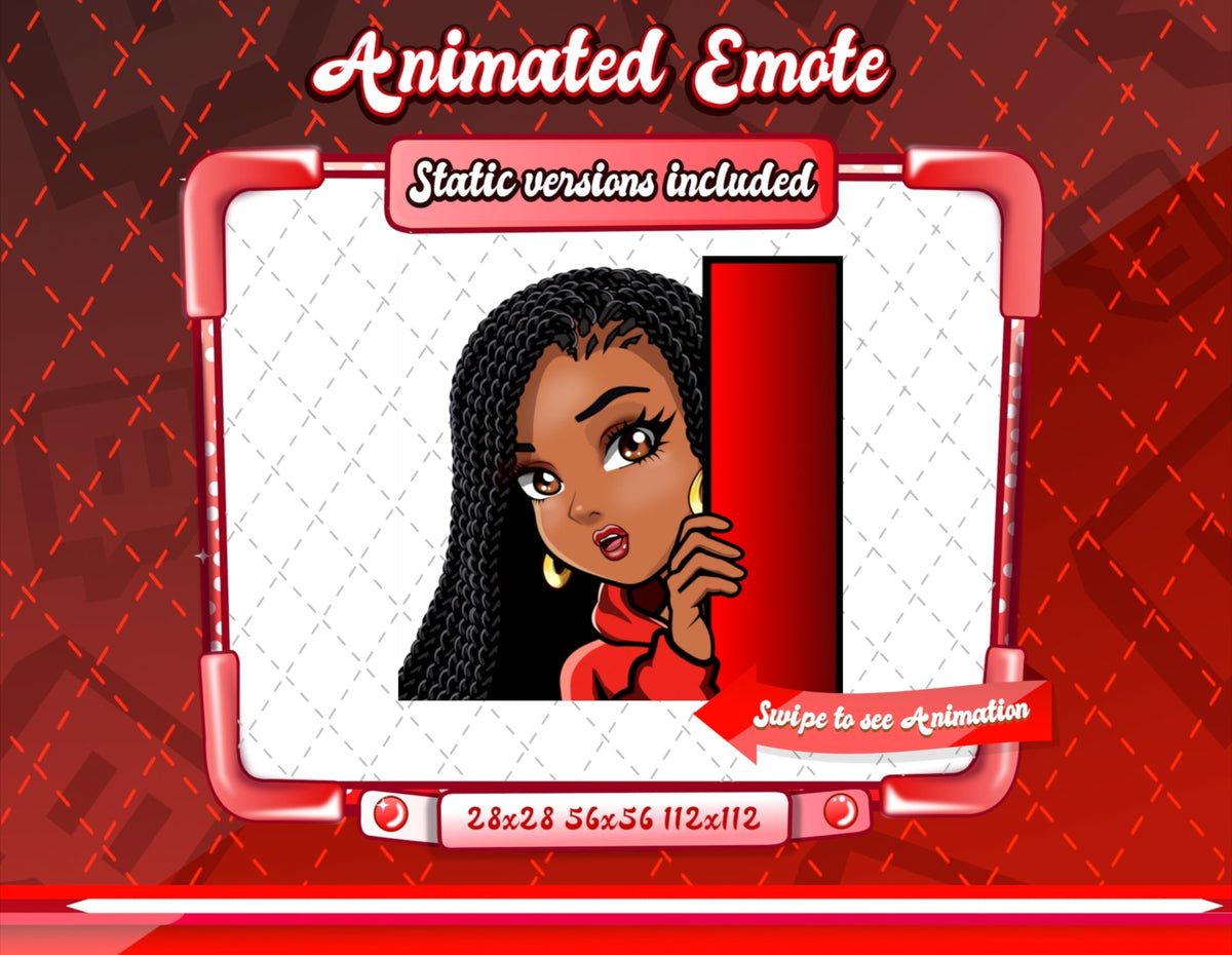 Animated Cartoon Glam emotes V1A