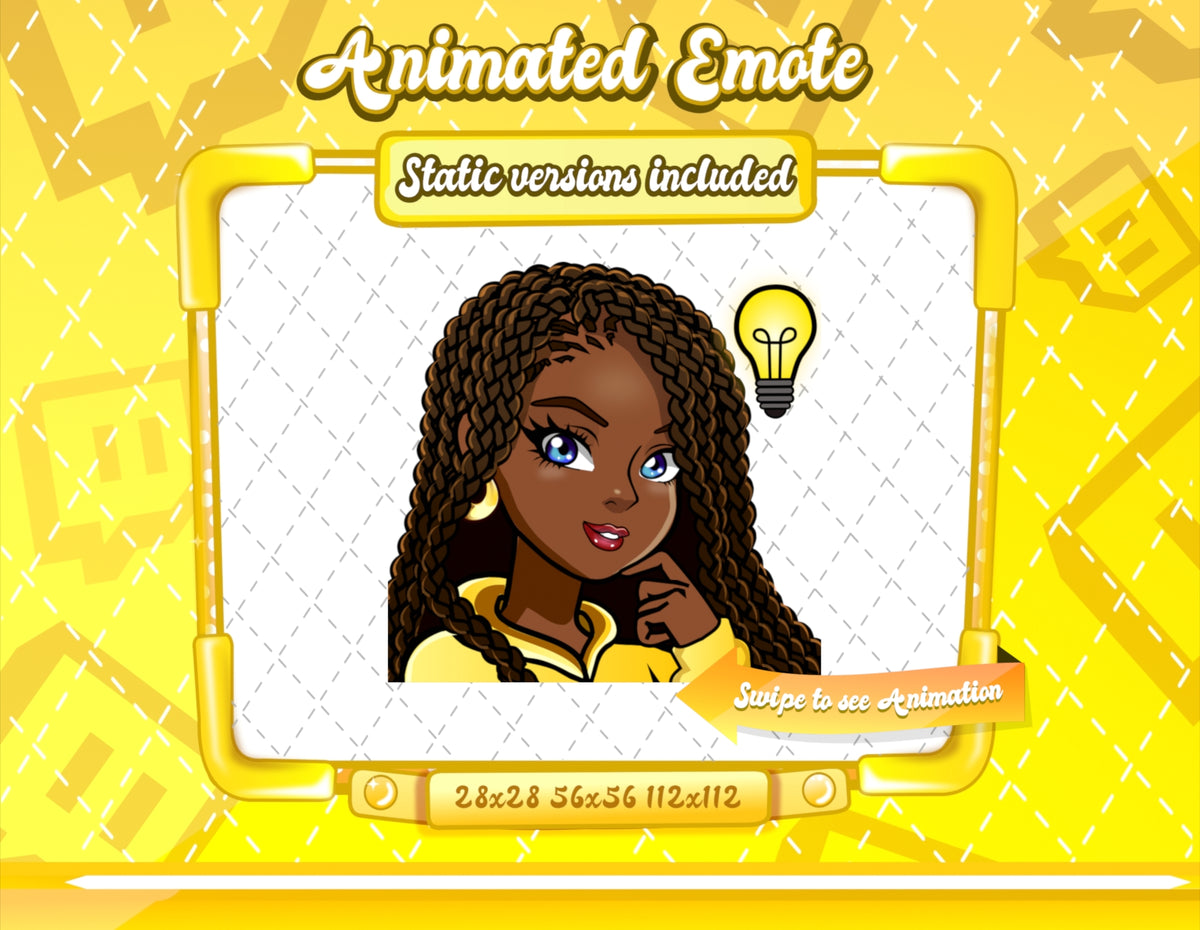 Animated Cartoon Glam emote