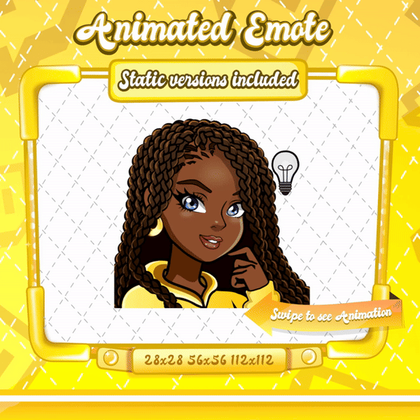 Animated Cartoon Glam emote