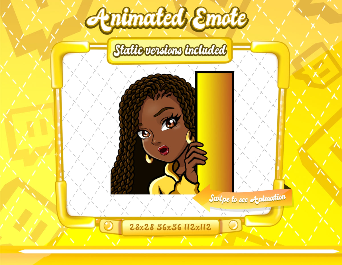 Animated Cartoon Glam emotes V1B