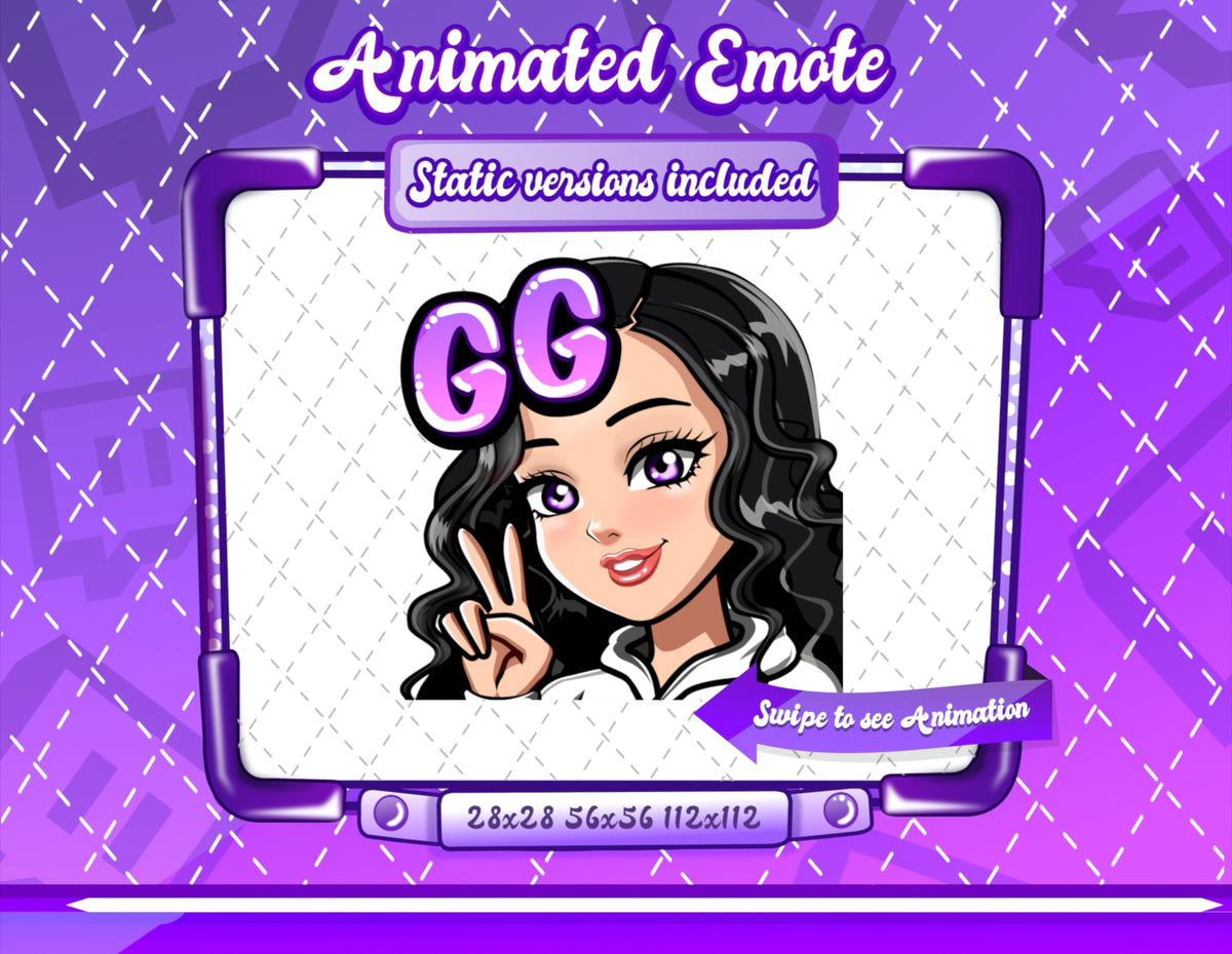 Animated Cartoon Glam emotes V2